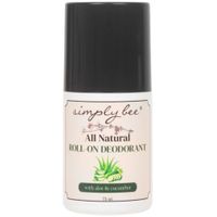 Simply Bee All Natural Roll-On Deooderant Aloe and Cucumber